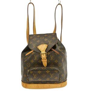 LOUIS VUITTON MONTSOURIS MM BACKPACK BAG PURSE MONOGRAM M51136 SP0938 YQ00452